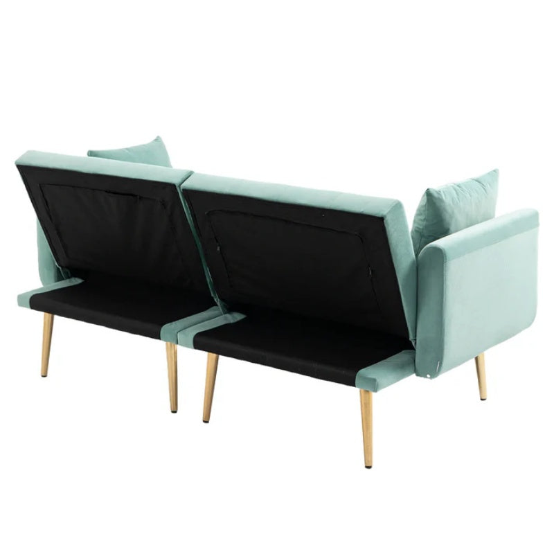COOLMORE Velvet Sofa , Accent sofa .loveseat sofa with metal feet-海智集-Default-