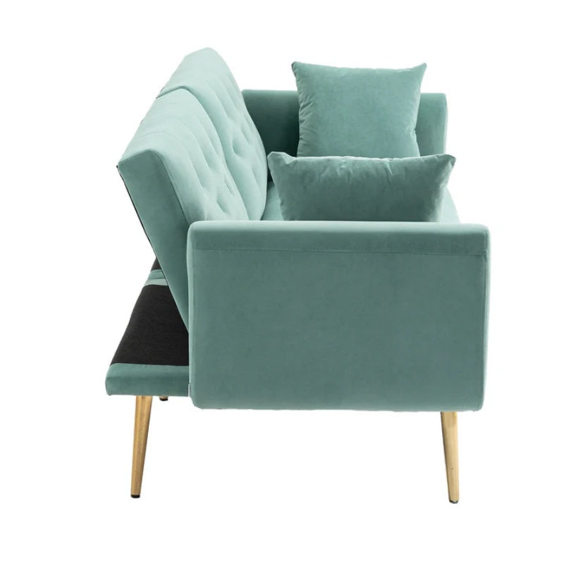 COOLMORE Velvet Sofa , Accent sofa .loveseat sofa with metal feet-海智集-Default-