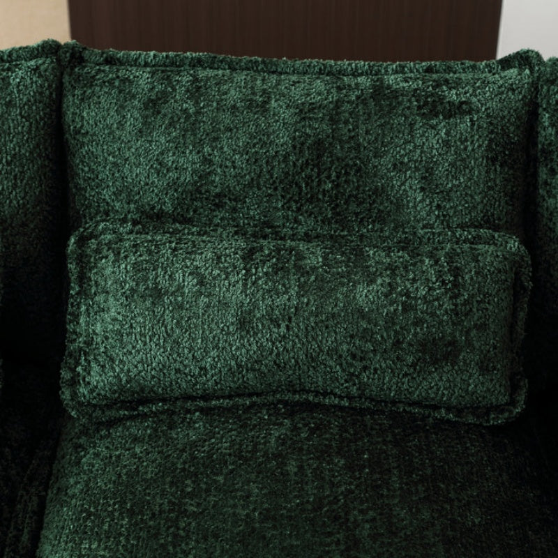 UNITED WE WIN Modern Large chenille Fabric U-Shape Sectional Sofa-海智集-Default-