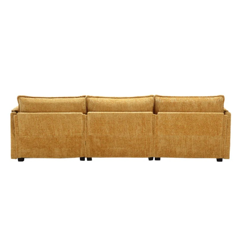 UNITED WE WIN Stylish fabric, excellent touch, L-shaped design, intimate comfort, large seated depth, free stretch, random combination, flexible, full compression, no installation of the sofa-海智集-Default-