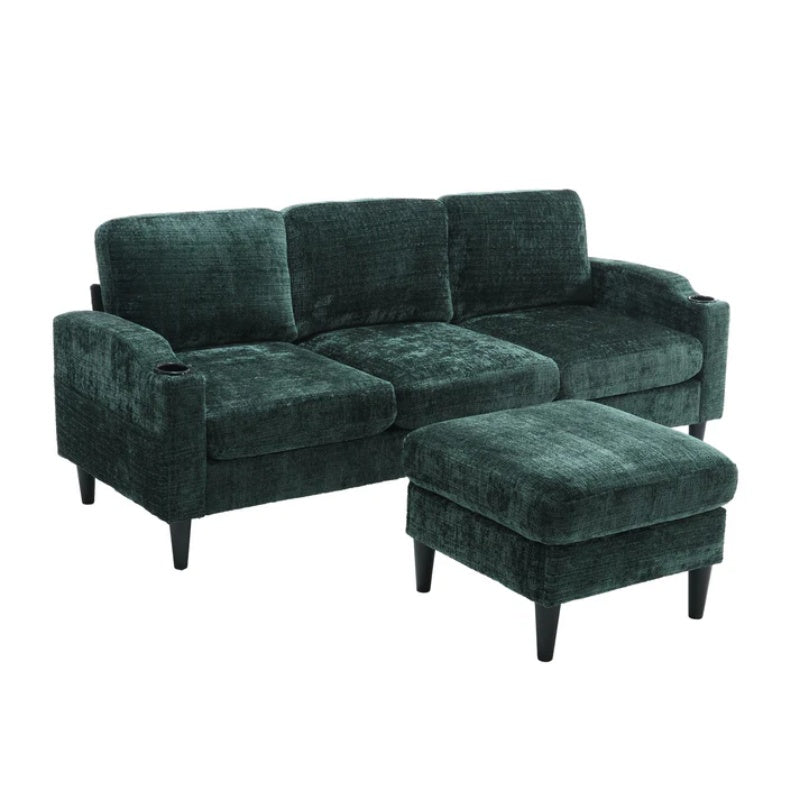 UNITED Sectional Sofa Reversible Sectional Sleeper Sectional Sofa with Storage Chaise-海智集-Default-