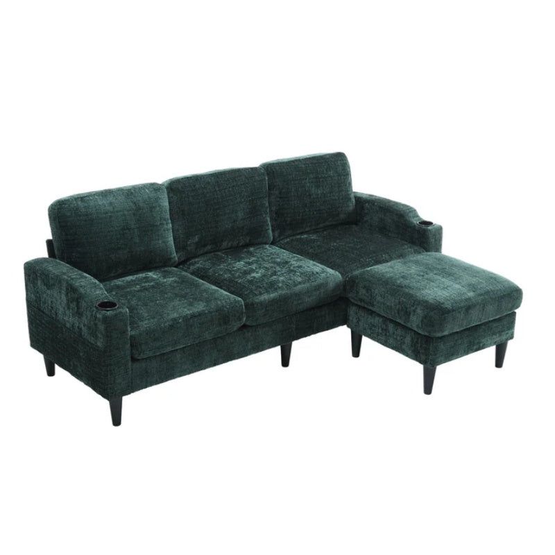 UNITED Sectional Sofa Reversible Sectional Sleeper Sectional Sofa with Storage Chaise-海智集-Default-