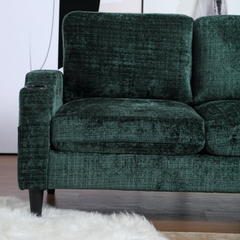 UNITED Sectional Sofa Reversible Sectional Sleeper Sectional Sofa with Storage Chaise-海智集-Default-
