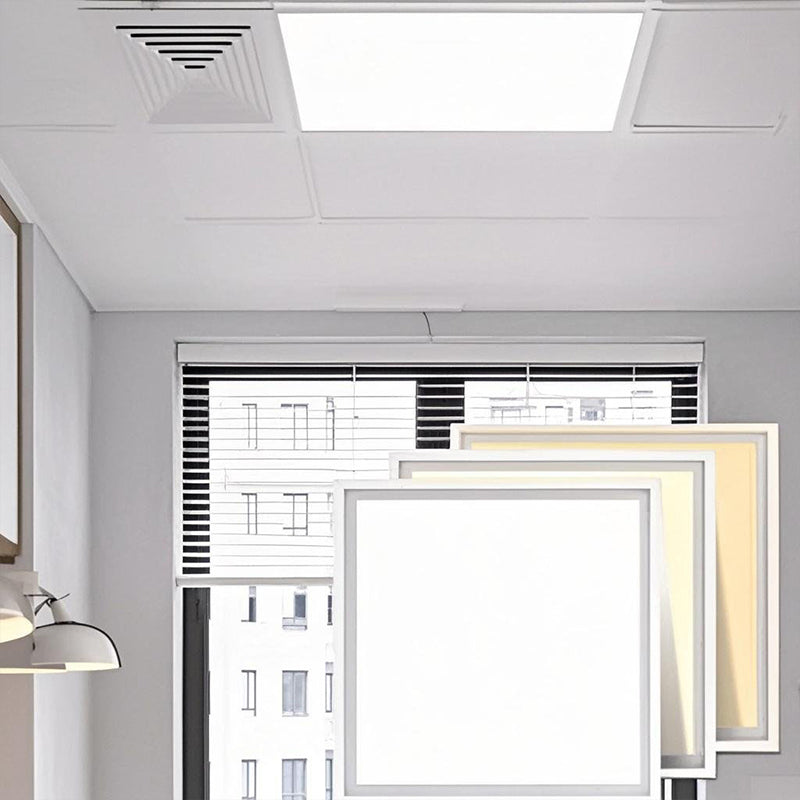 "EDGE-LIT LED Panel Light – Ultra Bright 595x595x9mm Ceiling Light Fixture for Office, Gym, School, Hospital and Commercial Use – 30W/36W/40W/48W Options – Ideal Replacement for Fluorescent Troffer Lights"-海智集-