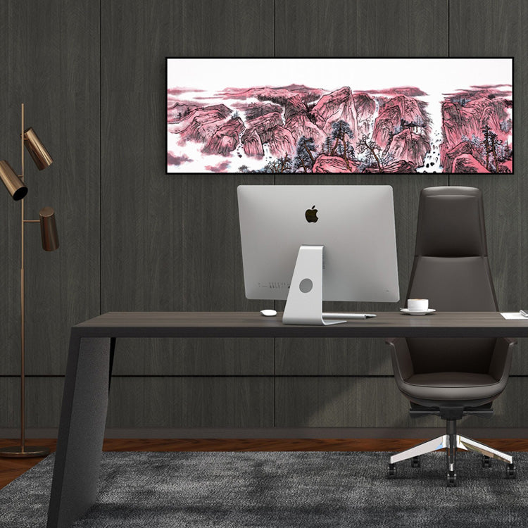 Decorative Art-The entire mountain range is bathed in red-海智集-