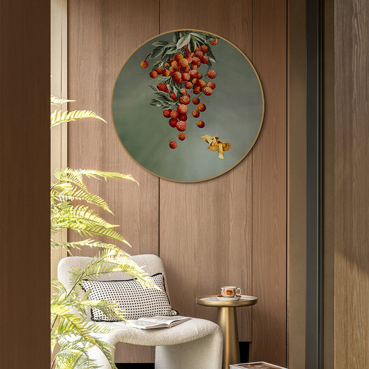 Decorative Art-Drawing of Auspicious Lychee-海智集-