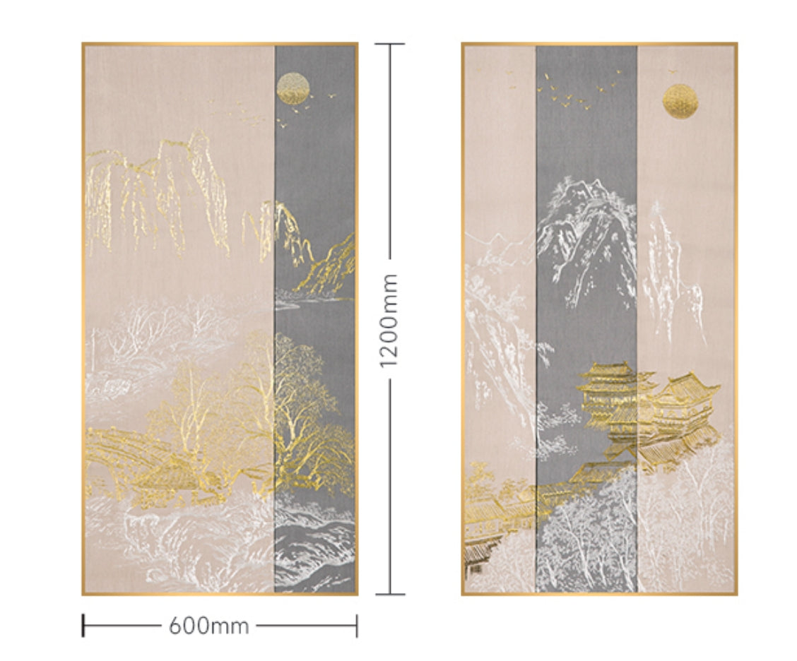 Decorative Art-Jade towers and golden gates-海智集-