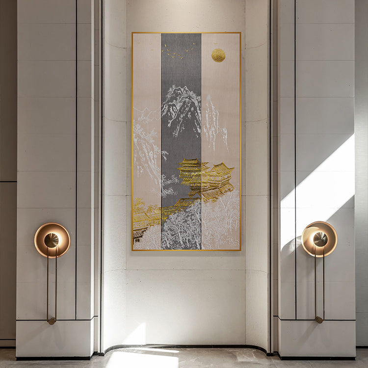 Decorative Art-Jade towers and golden gates-海智集-