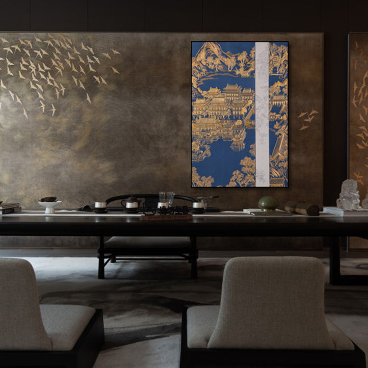 Decorative Art-The moon reflects the star tower-海智集-