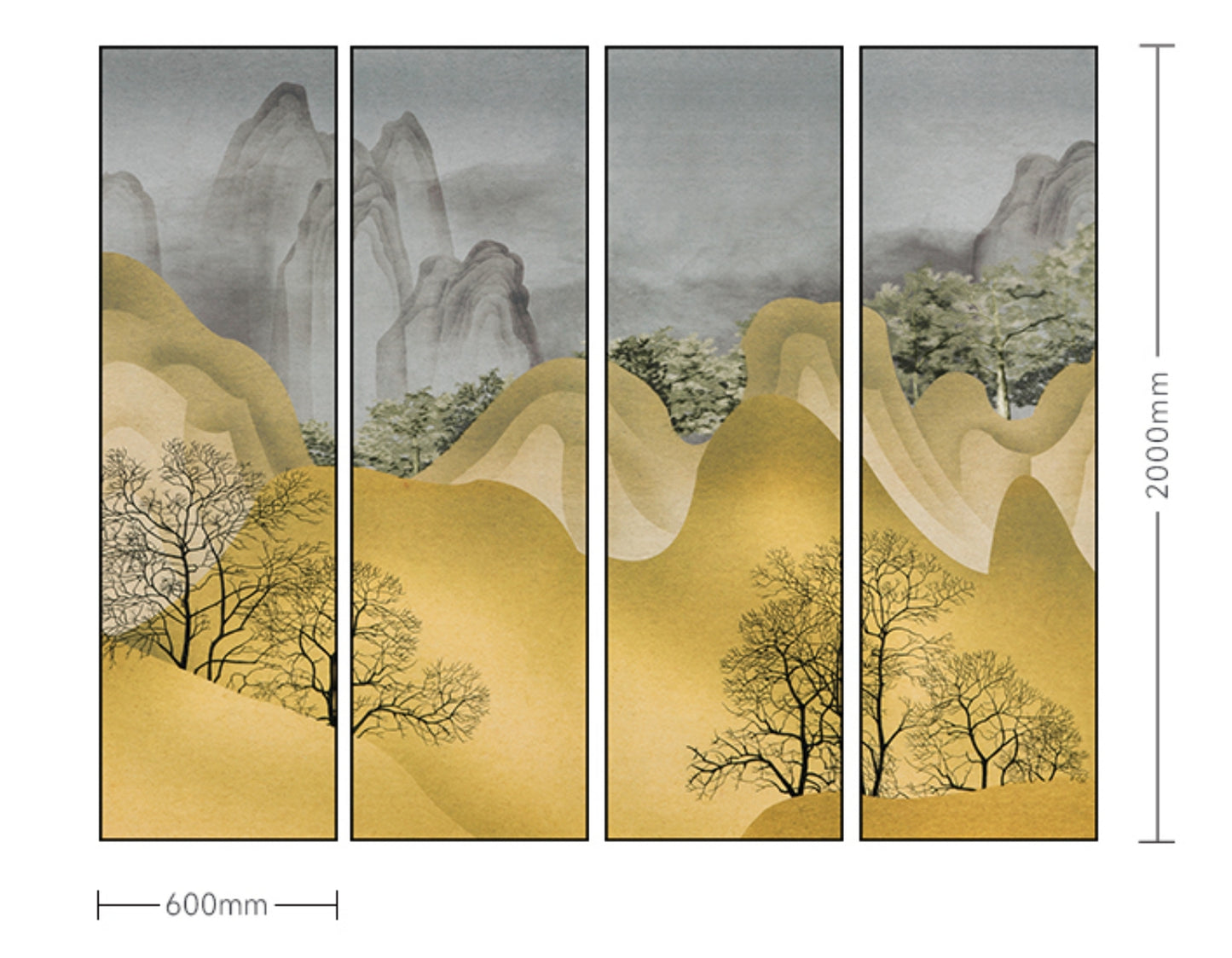 Decorative Art-The mountain peaks are secluded-海智集-