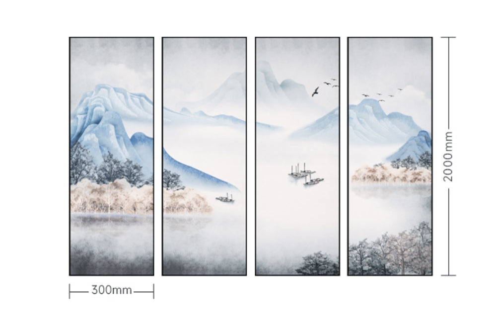 Decorative Art-Blue sky and cloud shadows-海智集-