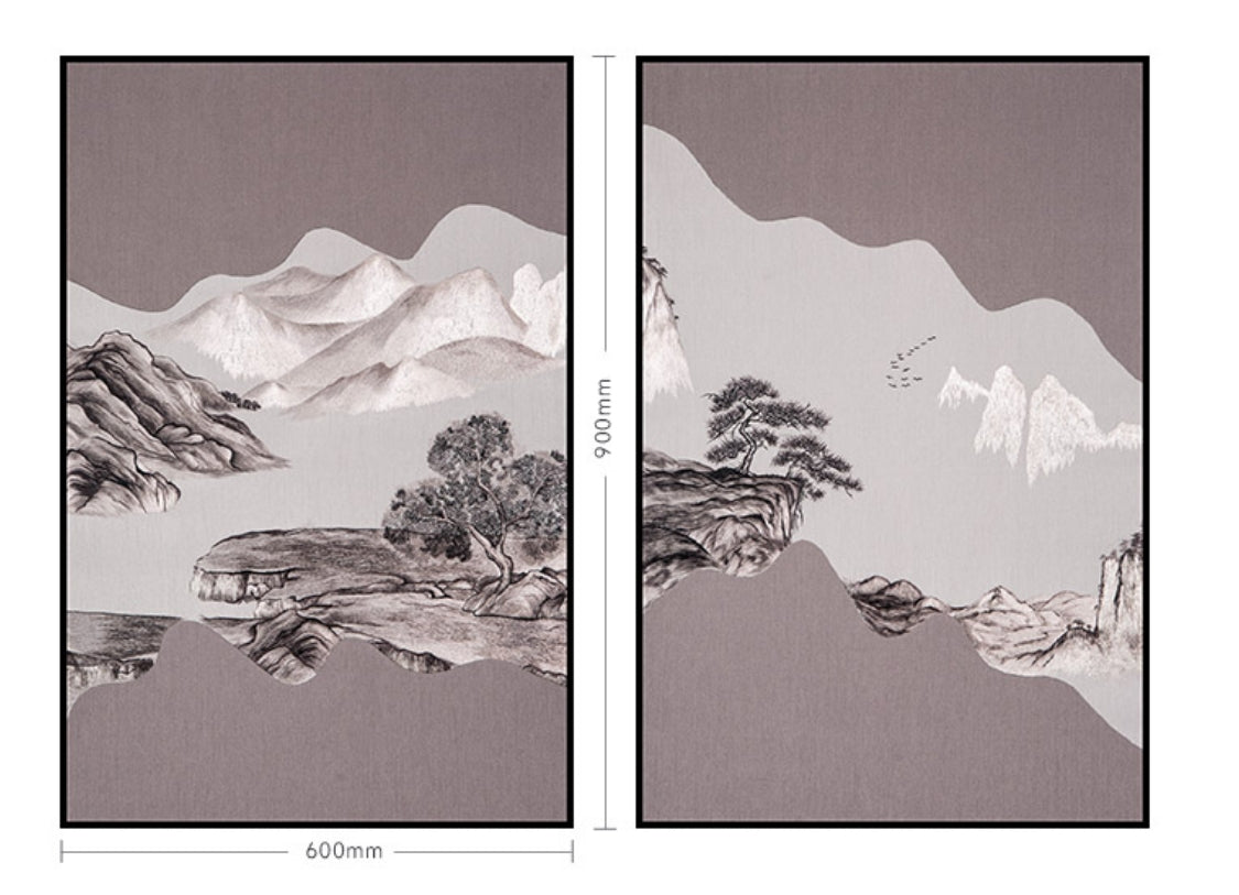 Decorative Art-Beyond the mountains lie green mountains-海智集-