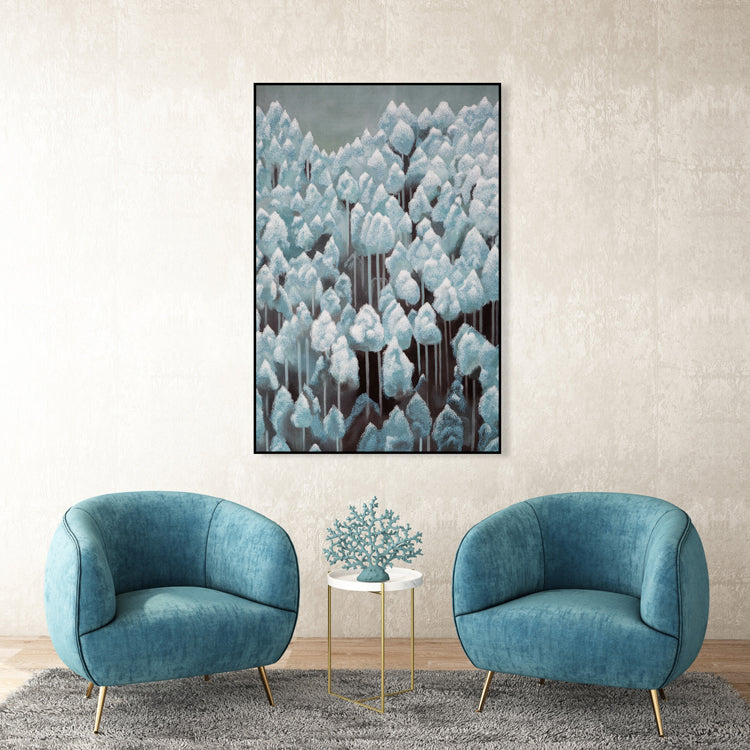 Decorative Art-The first snow in the mountains-海智集-