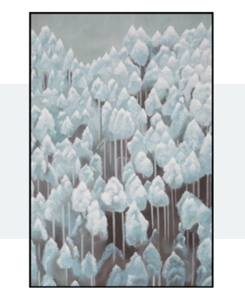 Decorative Art-The first snow in the mountains-海智集-