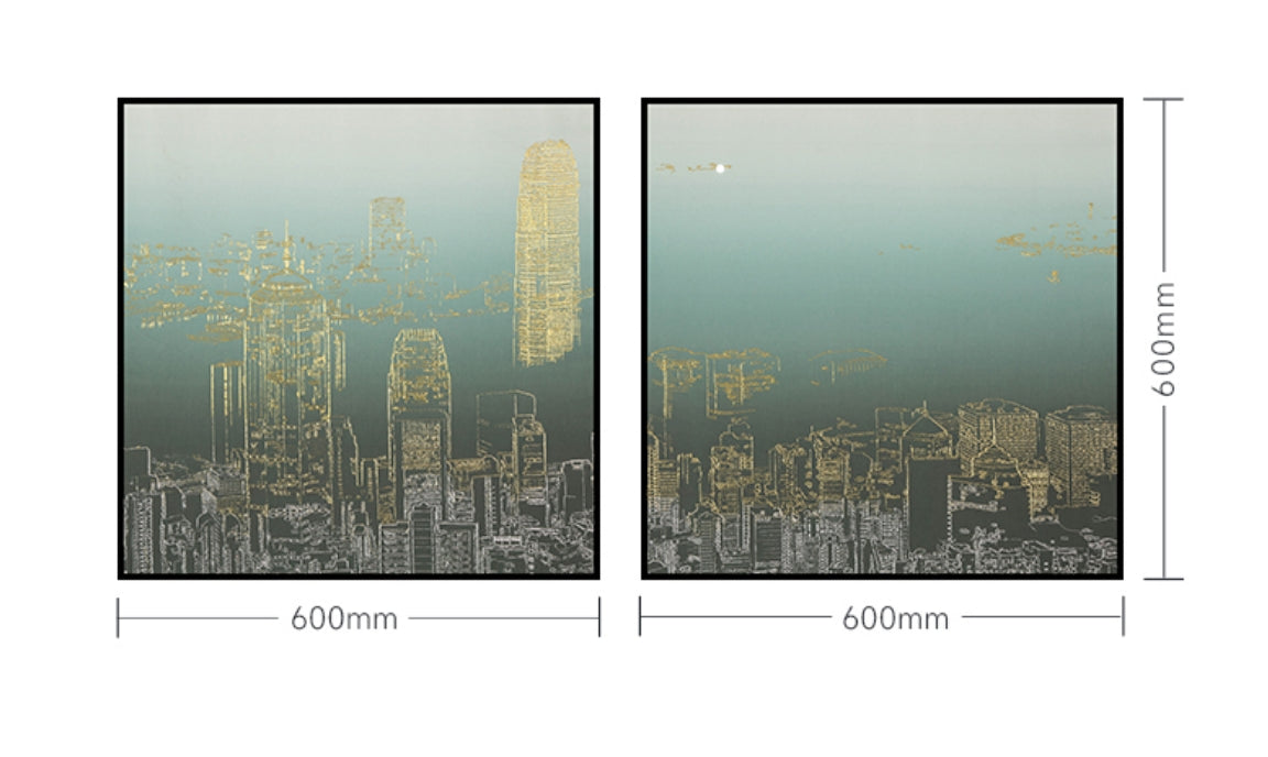 Decorative Art-The street lamps are just coming on-海智集-