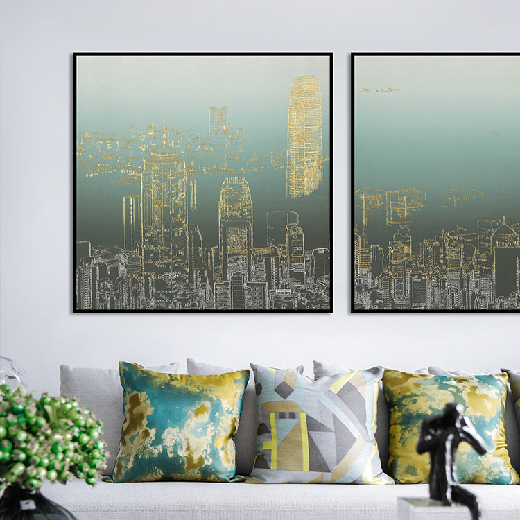 Decorative Art-The street lamps are just coming on-海智集-