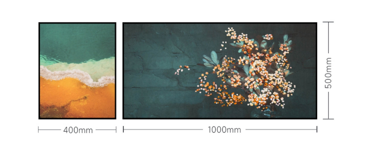 Decorative Art-Flowers and the Sea-海智集-