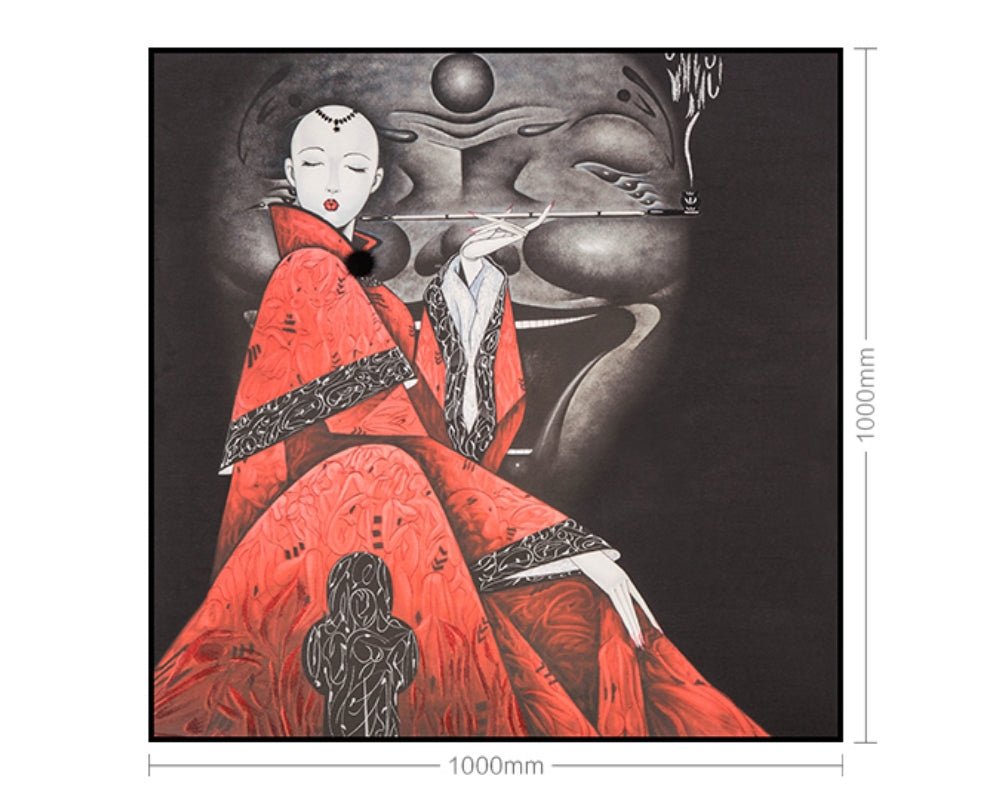 Decorative Art-Red dress-海智集-