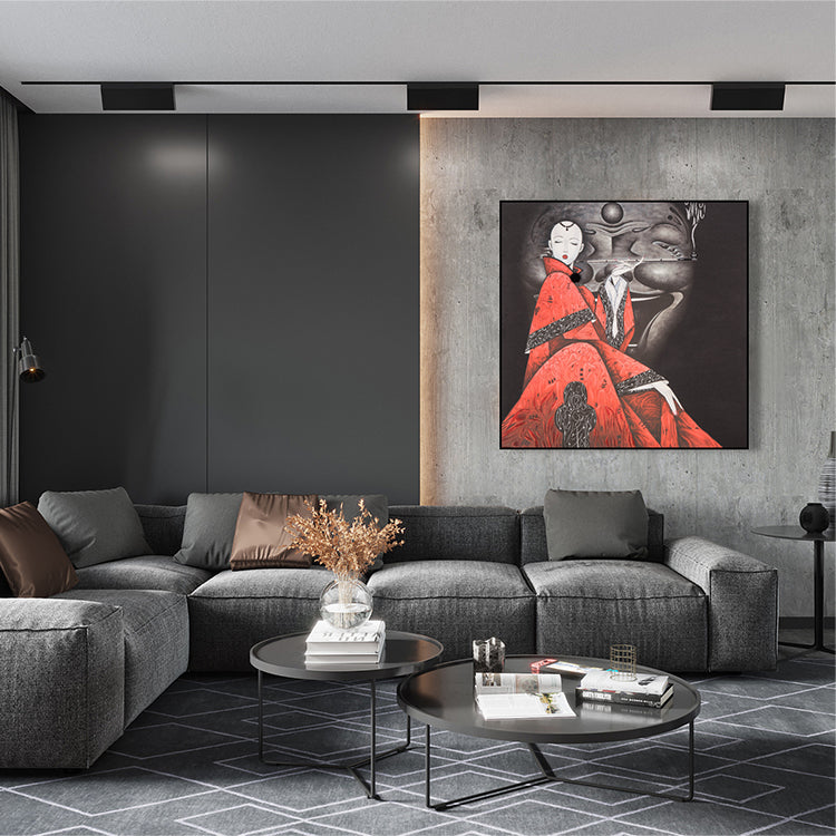 Decorative Art-Red dress-海智集-