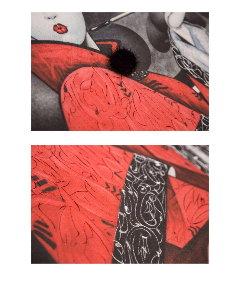 Decorative Art-Red dress-海智集-