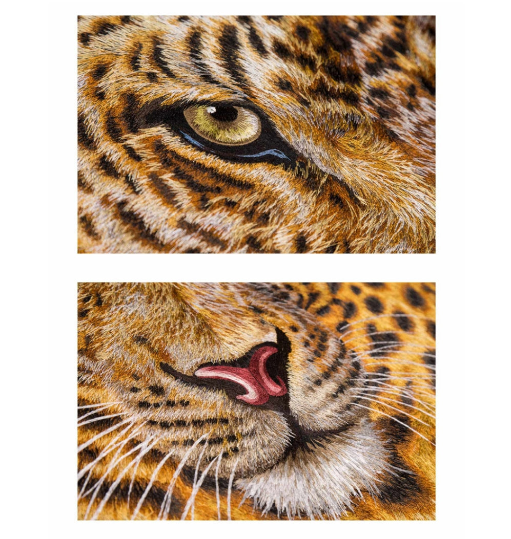 Decorative Art-The leopard's shadow is lively and dynamic-海智集-