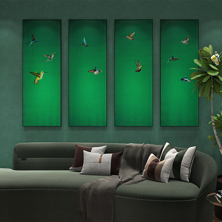 Decorative Art-Hummingbirds Dancing-海智集-