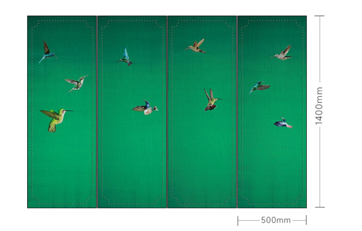 Decorative Art-Hummingbirds Dancing-海智集-