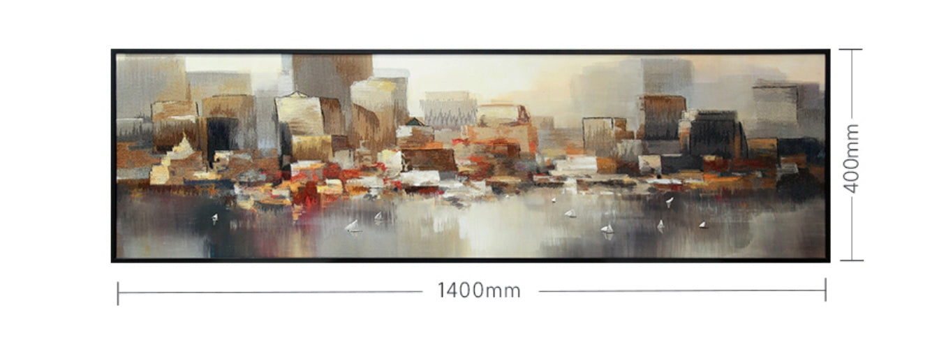 Commercial Suzhou Full Embroidery — framed, simulated silk, soft luster. Dual craftsmanship. Wholesale for decor firms, commercial use; home use too. Art decor for hotels, offices, residences.-海智集-