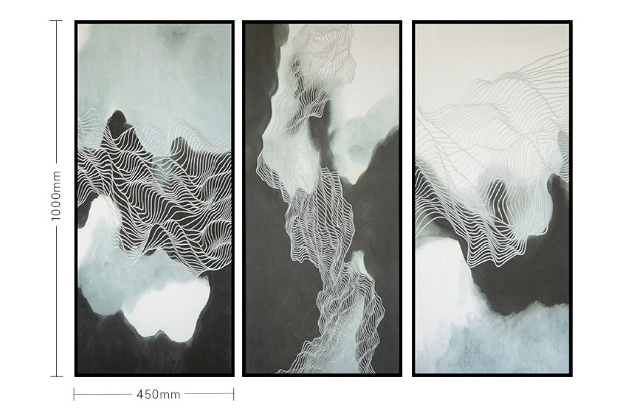 Commercial Suzhou Full Embroidery — framed, simulated silk, soft luster. Dual craftsmanship. Wholesale for decor firms, commercial use; home use too. Art decor for hotels, offices, residences.Sky Impression-海智集-