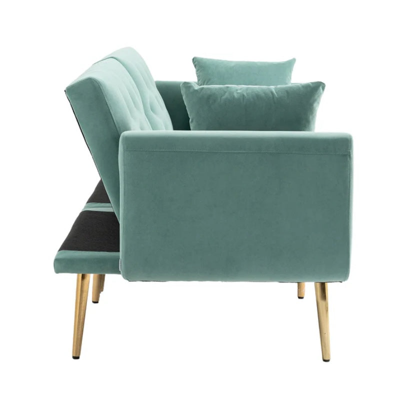 COOLMORE Velvet Sofa , Accent sofa .loveseat sofa with metal feet-海智集-Default-
