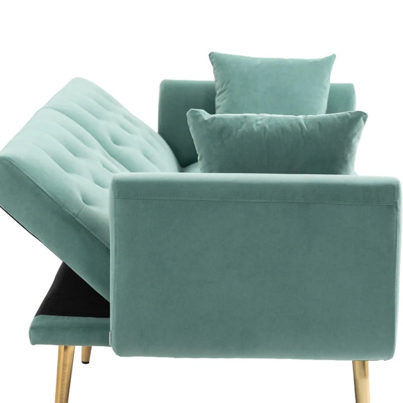 COOLMORE Velvet Sofa , Accent sofa .loveseat sofa with metal feet-海智集-Default-