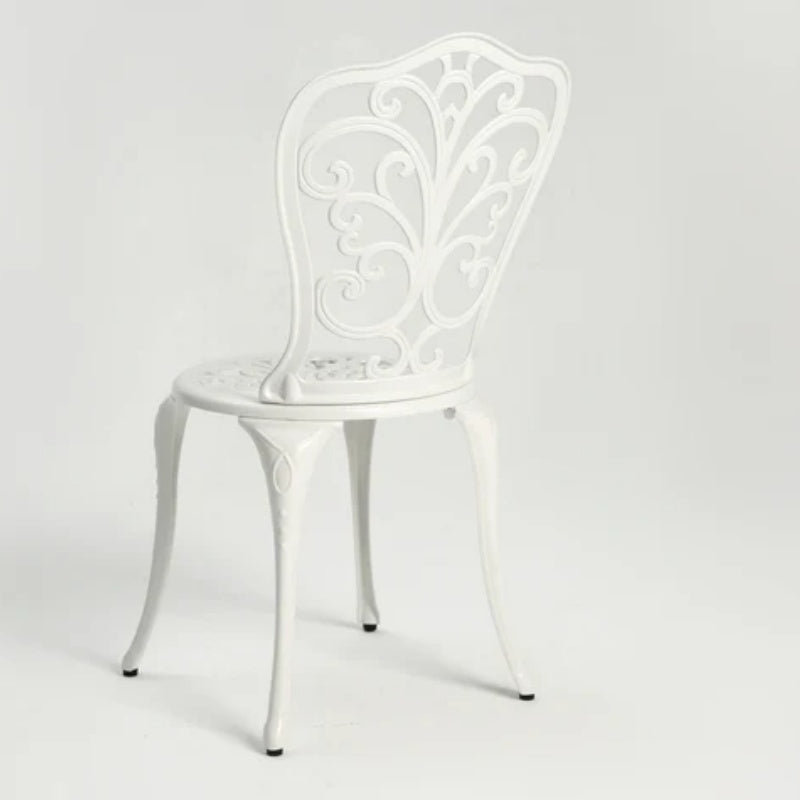 Best Choice Products 3-Piece Outdoor Rust-Resistant Cast Aluminum Patio Bistro Set white-海智集-Default-