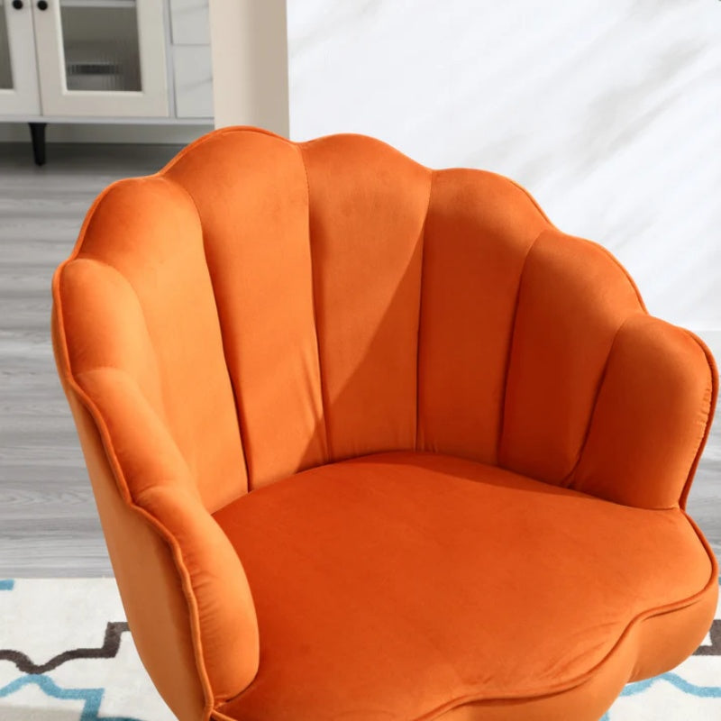 COOLMORE Swivel Barrel Chair, Comfy Round Accent Sofa Chair for Living Room, 360 Degree Swivel Barrel Club Chair, Leisure Arm Chair for Nursery, Hotel, Bedroom, Office, Lounge-海智集-Default-