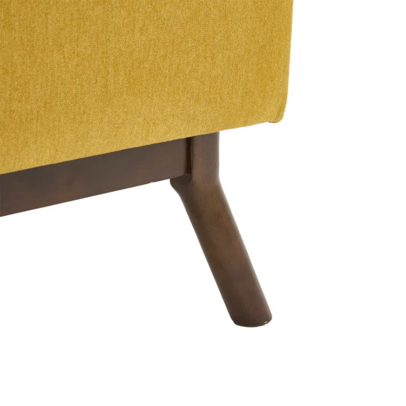 Mid-century modern square coffee table storage bench, assembled, suitable for living room, entryway and family room, used as a coffee table, stirrups, shoe bench-海智集-Default-