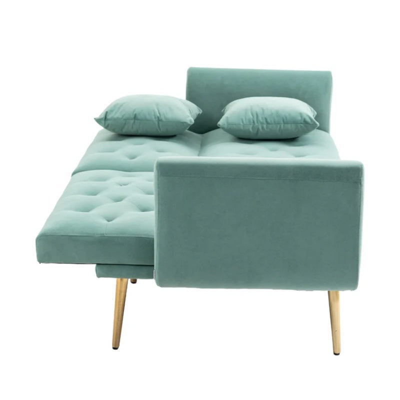 COOLMORE Velvet Sofa , Accent sofa .loveseat sofa with metal feet-海智集-Default-