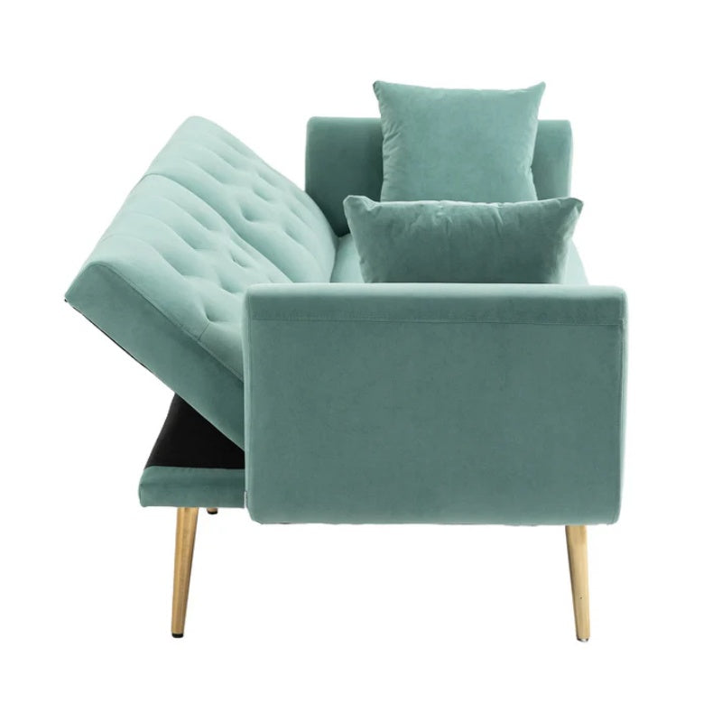 COOLMORE Velvet Sofa , Accent sofa .loveseat sofa with metal feet-海智集-Default-