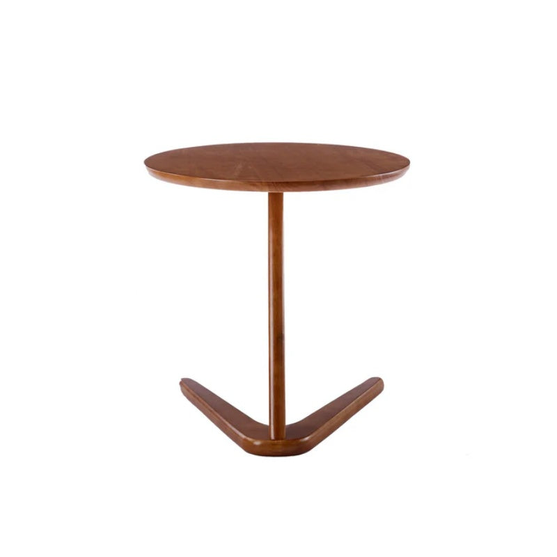 COOLMORE Side Table Round, Small Accent Table Modern End Table for Living Room /Bedroom/ Office-海智集-Default-