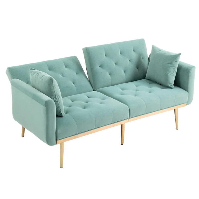 COOLMORE Velvet Sofa , Accent sofa .loveseat sofa with metal feet-海智集-Default-