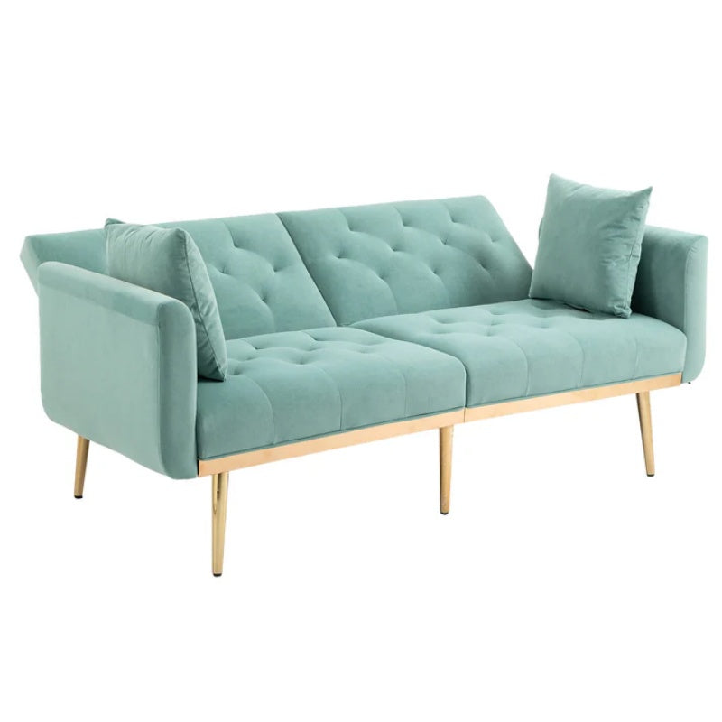 COOLMORE Velvet Sofa , Accent sofa .loveseat sofa with metal feet-海智集-Default-