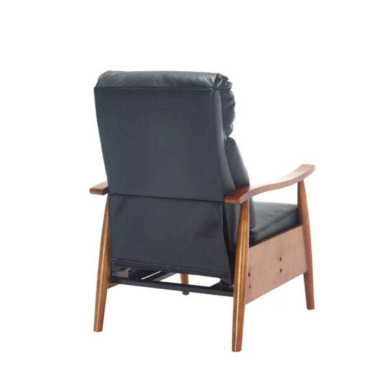 COOLMORE Wood Frame Armchair, Modern Accent Chair Lounge Chair for Living Room-海智集-Default-