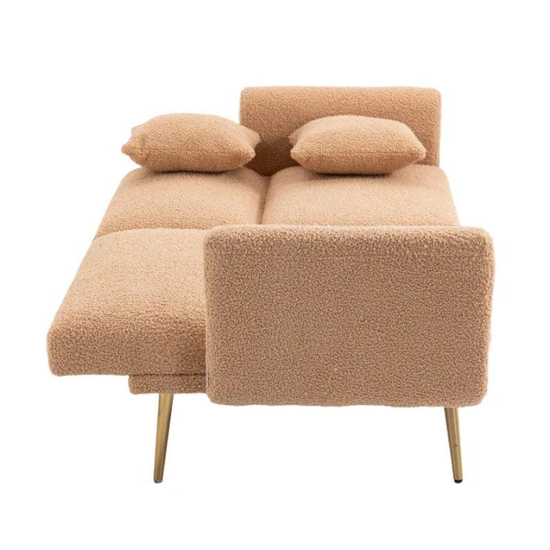 COOLMORE Velvet Sofa , Accent sofa .loveseat sofa with metal feet-海智集-Default-