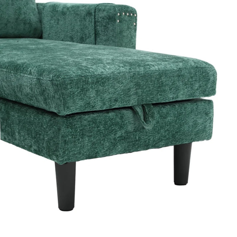 UNITED Sectional Sofa Reversible Sectional Sleeper Sectional Sofa with Storage Chaise-海智集-Default-