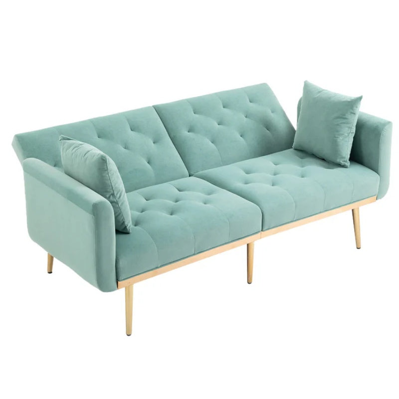 COOLMORE Velvet Sofa , Accent sofa .loveseat sofa with metal feet-海智集-Default-