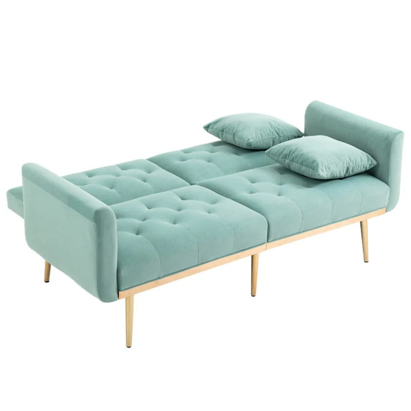 COOLMORE Velvet Sofa , Accent sofa .loveseat sofa with metal feet-海智集-Default-