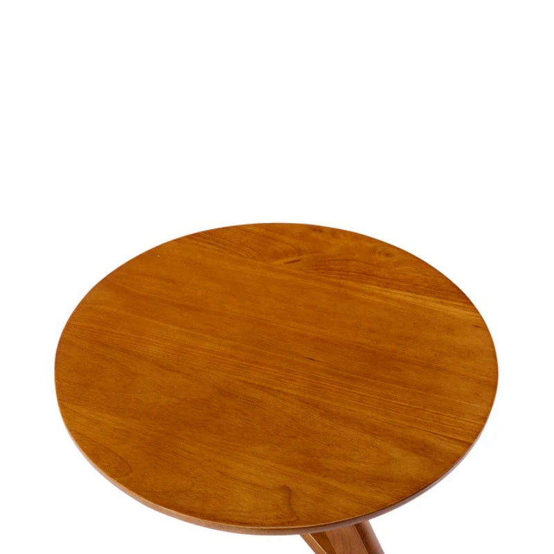 COOLMORE Side Table Round, Small Accent Table Modern End Table for Living Room /Bedroom/ Office-海智集-Default-