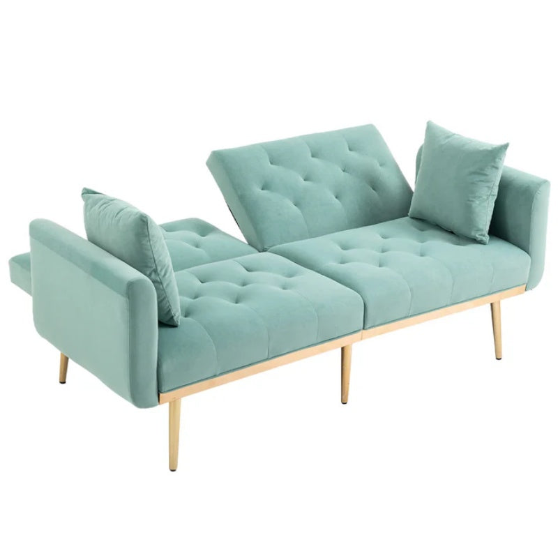 COOLMORE Velvet Sofa , Accent sofa .loveseat sofa with metal feet-海智集-Default-