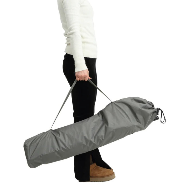 Hammock Camping Chair, Folding Portable Rocking Chair, Aluminum Alloy Adjustable Back Swinging Chair with Pillow Cup Holder, Recliner with Carry Bag for Outdoor Travel Lawn Backyard, Grey (2pcs)-海智集-Default-