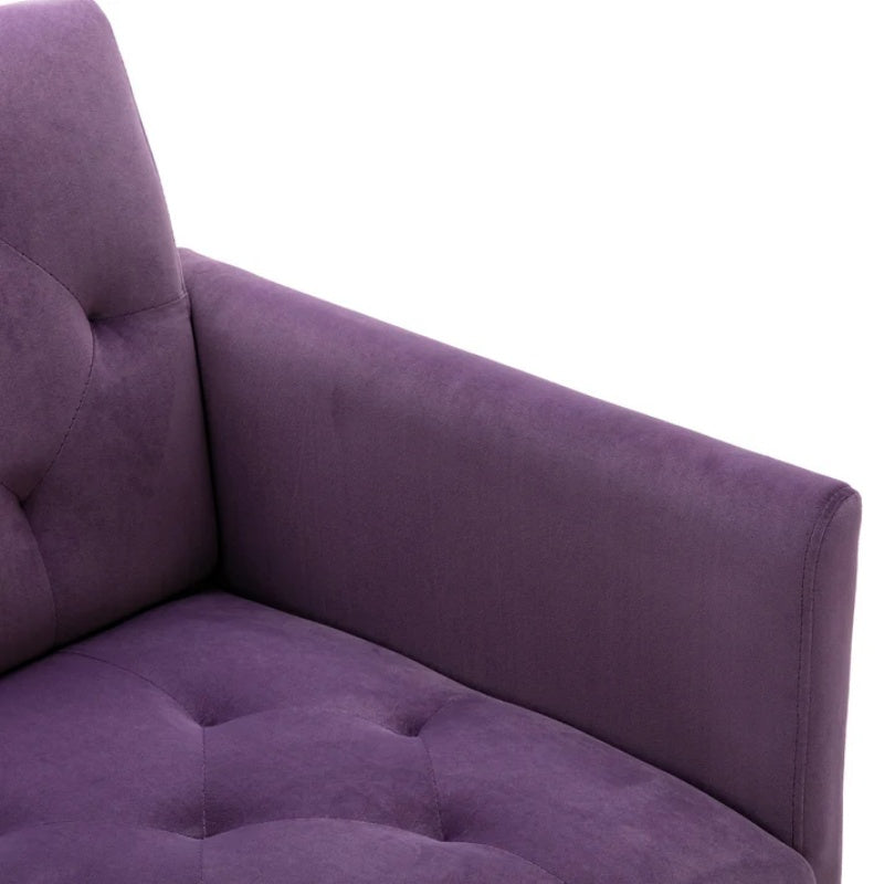 COOLMORE Accent Chair ,leisure single sofa with Rose Golden feet-海智集-Default-