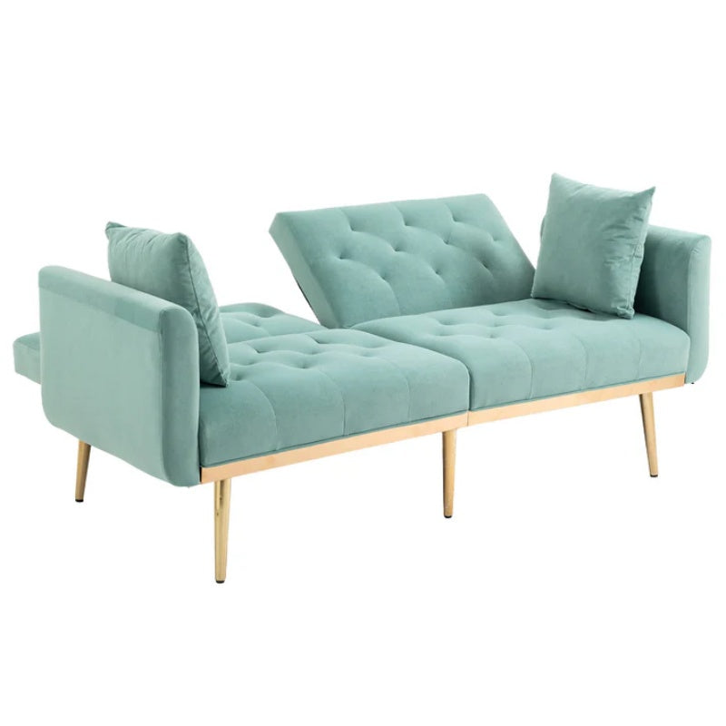 COOLMORE Velvet Sofa , Accent sofa .loveseat sofa with metal feet-海智集-Default-