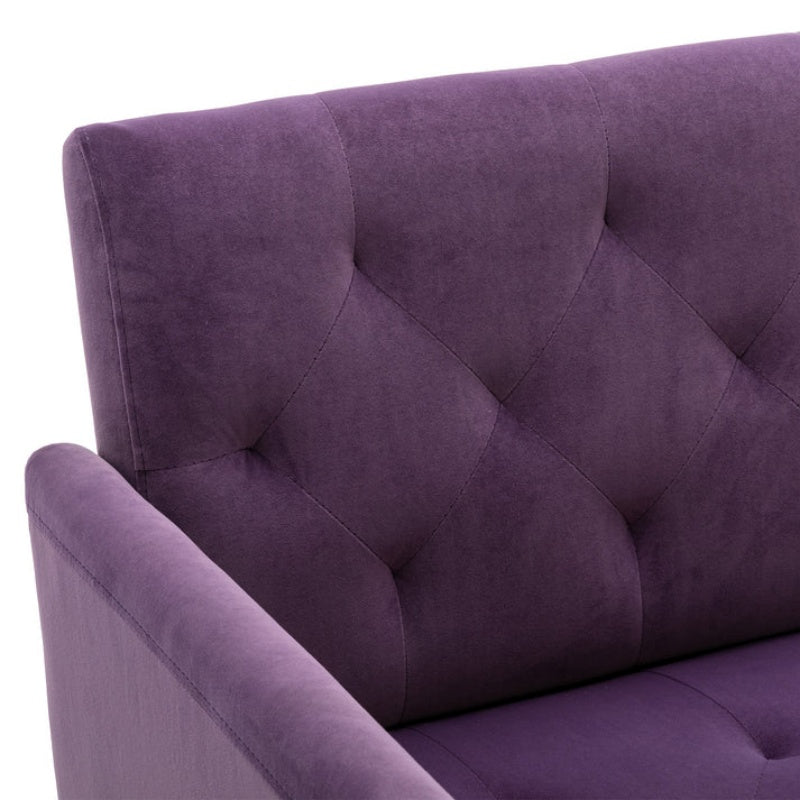 COOLMORE Accent Chair ,leisure single sofa with Rose Golden feet-海智集-Default-